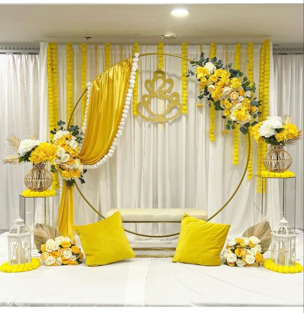 Tassel Beds with Floral Decorations