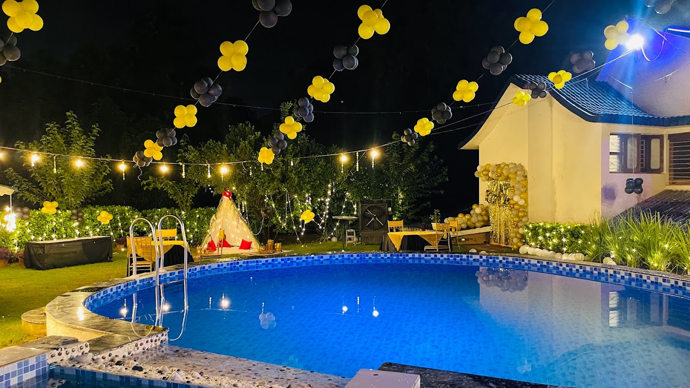 Nagpal Farms with pool for party 