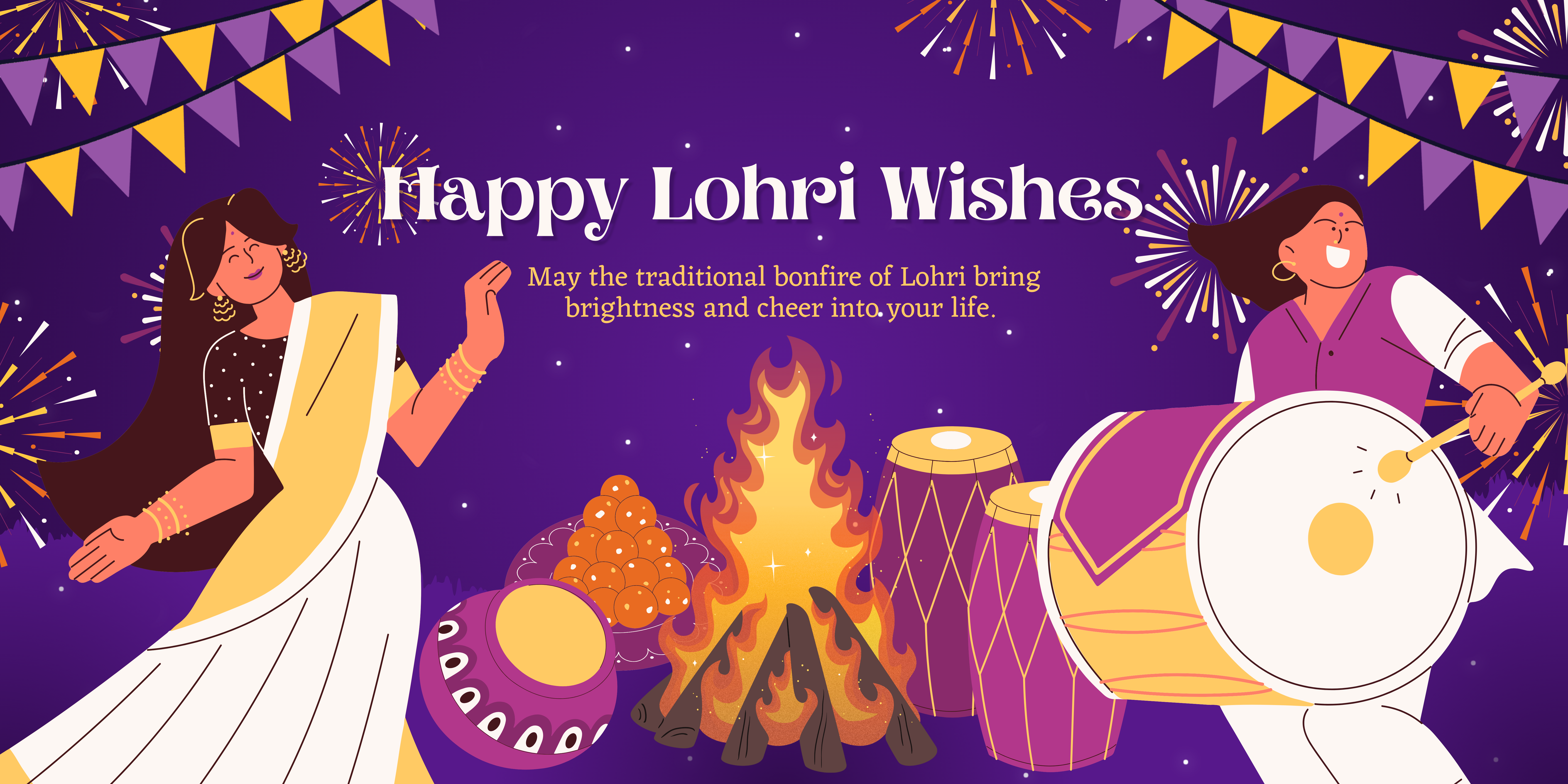 Top Lohri 2025 Wishes in Punjabi, Hindi &amp; English: Trendy Greetings to Share