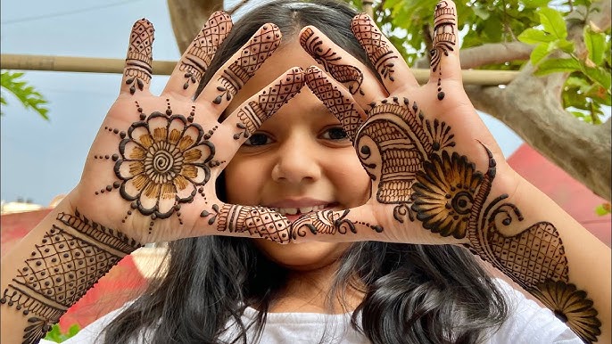 Top 10 Easy &amp; Beautiful Mehndi Designs for Kids