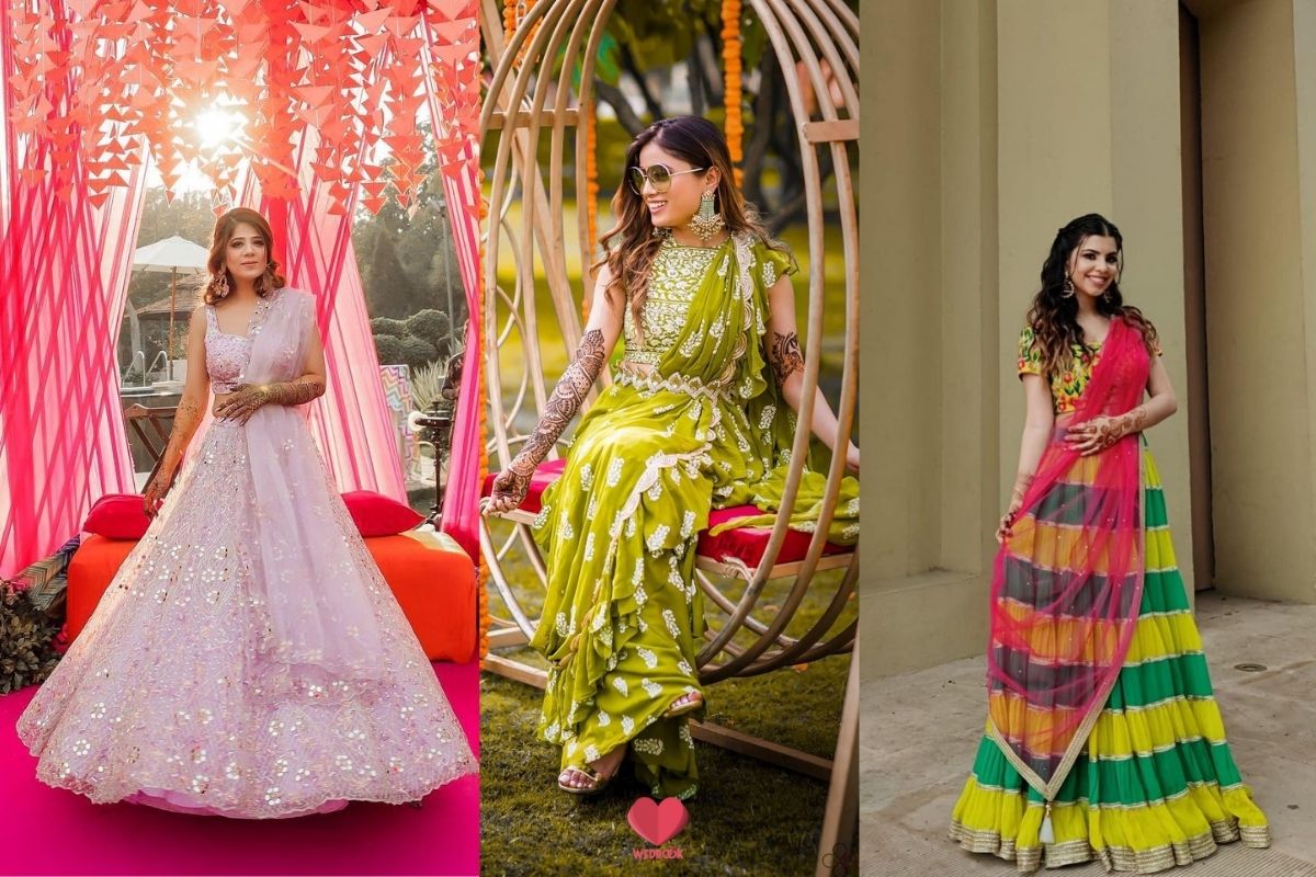 Trendy Mehndi Function Dresses for Every Brides