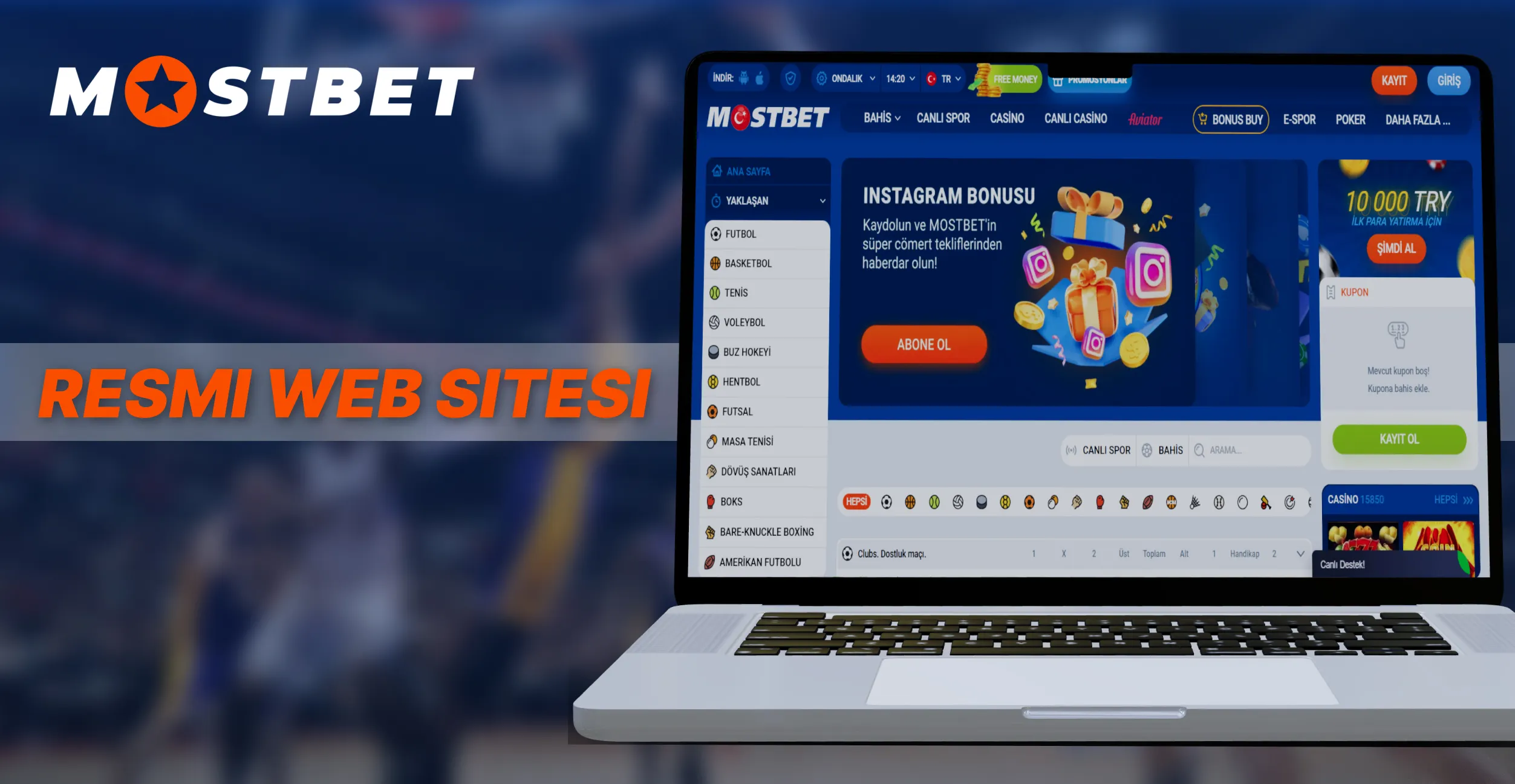 Mostbet: tenis bahisleri için en iyi platform