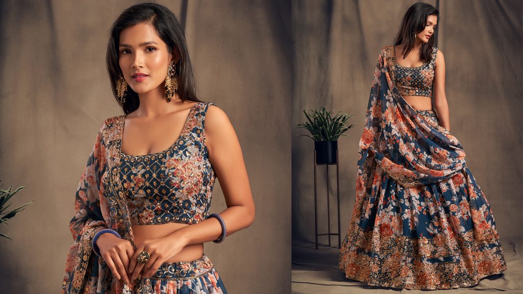 Floral Printed Lehenga