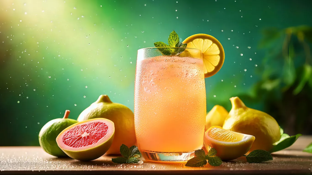 Pineapple-Guava Mocktail Drink