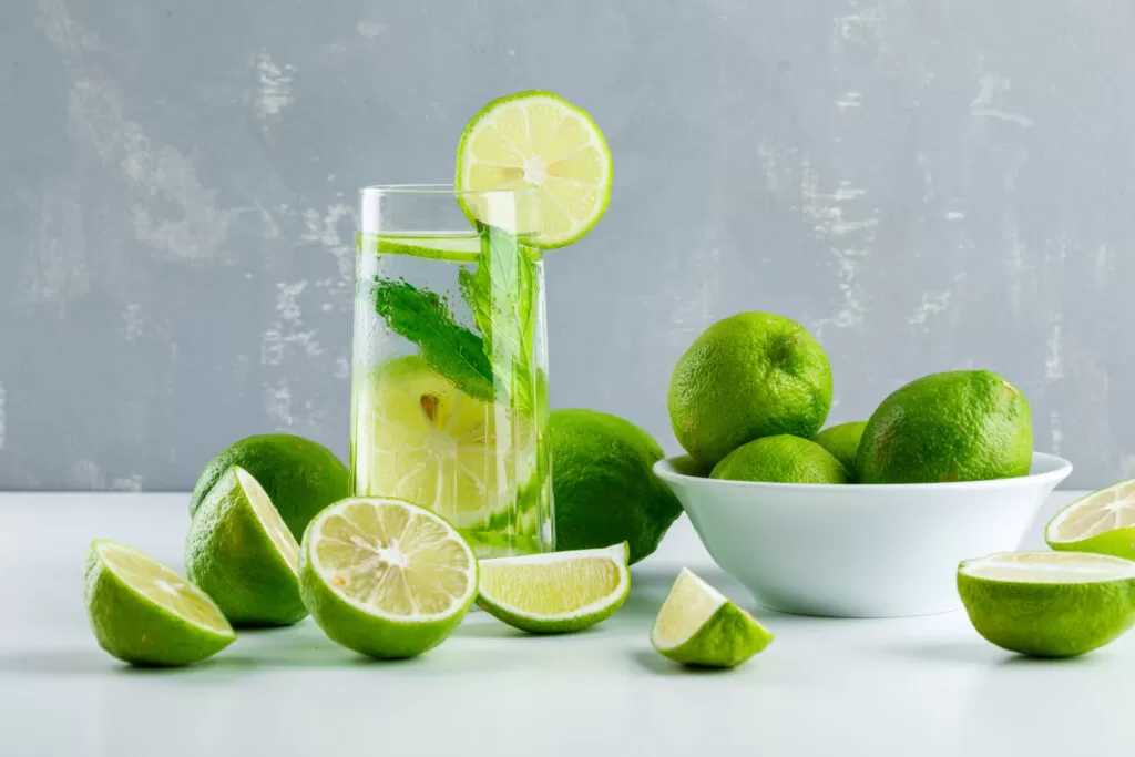Lime Squash Mocktail Drink