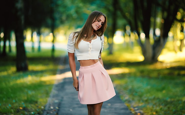 Crop Top with Skirt