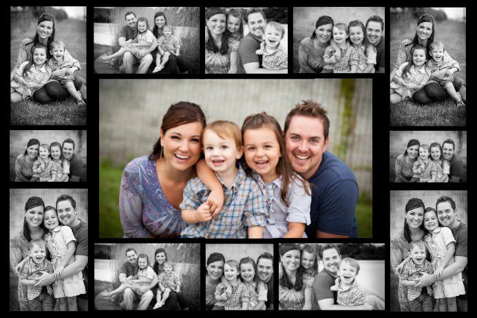 Customized Name Frame or Photo Collage