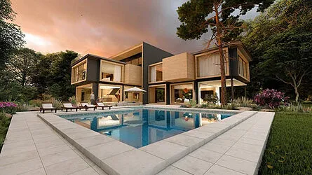 House 559 — Chic Red Bedroom + Jacuzzi Setup