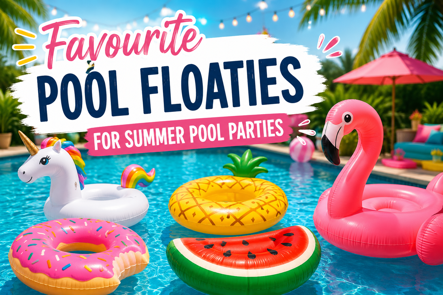Favourite Pool Floaties for Summer Pool Parties